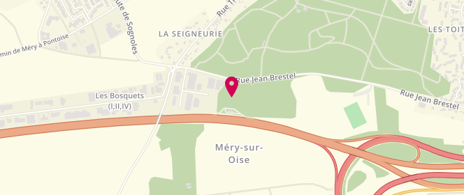 Plan de BP Mery-Sur-Oise, Lieudit Les 4 Chemins- Route Nationale 1, 95540 Méry-sur-Oise