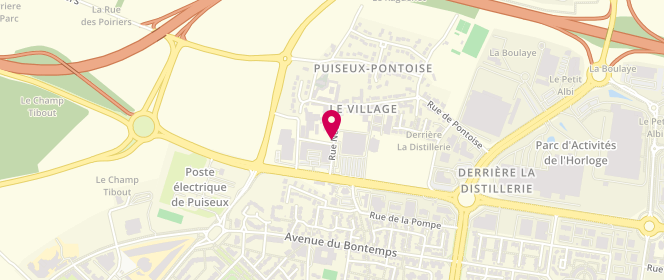 Plan de Carrefour Market, Rue Neuve, 95650 Puiseux-Pontoise