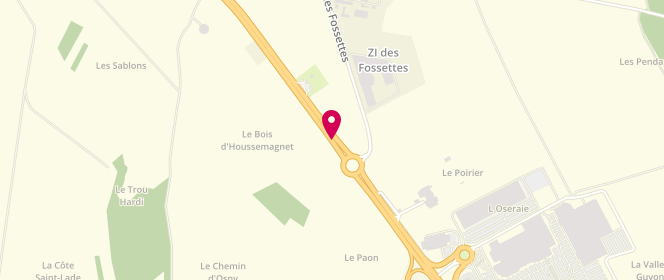 Plan de TotalEnergies Access RELAIS DU REAL, Cd 916 - Route de Gisors, 95650 Génicourt