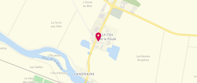 Plan de Intermarche Chatillon Sur Marne, Rue Clos de la Noue, 51700 Châtillon-sur-Marne