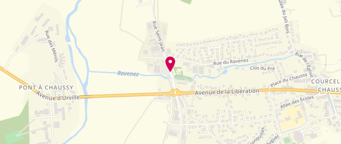 Plan de Intermarche Galan, Route Nationale 3 Zone Aménagement Saint Jean, 57530 Courcelles-Chaussy