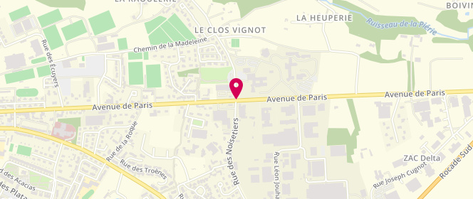 Plan de Station Bazin Bariteaud, 1214 Avenue de Paris, 50000 Saint-Lô