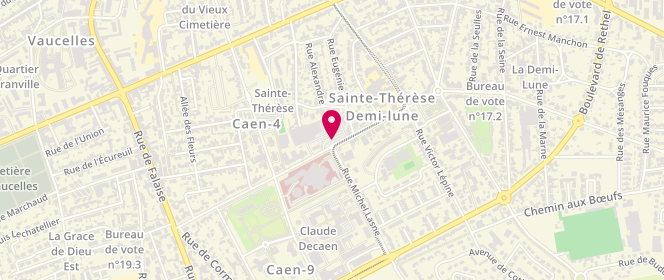 Plan de Intermarche Caen, 69 Avenue du Capitaine Georges Guynemer, 14000 Caen