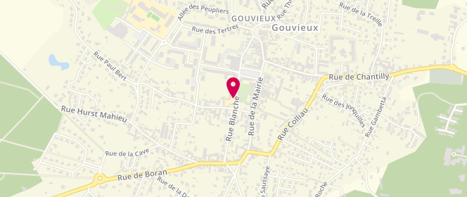 Plan de Intermarche Gouvieux, Rue Blanche, 60270 Gouvieux