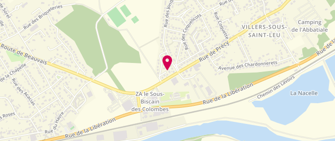 Plan de Market, Route de Précy, 60340 Villers-sous-Saint-Leu