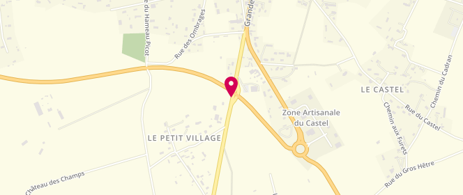 Plan de Carrefour Contact, 210, Rue de la Croix Vignon, 27560 Lieurey