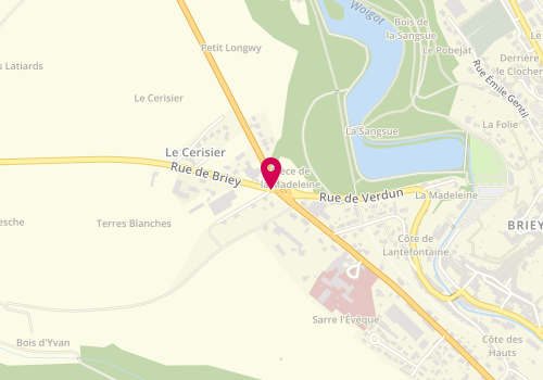Plan de TotalEnergies CME, 3 Route de Briey, 54150 Lantéfontaine