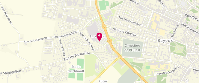 Plan de Leclerc SOBADIS, Boulevard du 6 Juin, 14400 Bayeux