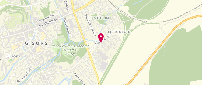 Plan de Carrefour Market, 30 Rue du Bouloir, 27140 Gisors