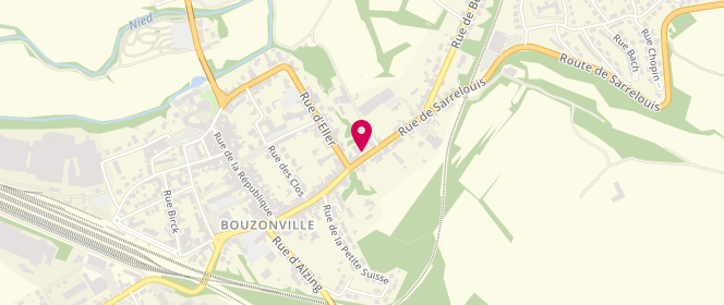 Plan de Intermarche Bouzonville, Route de Sarrelouis, 57320 Bouzonville