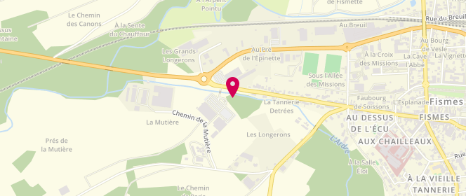Plan de Intermarché Fismes, Route de Soissons, 51170 Fismes