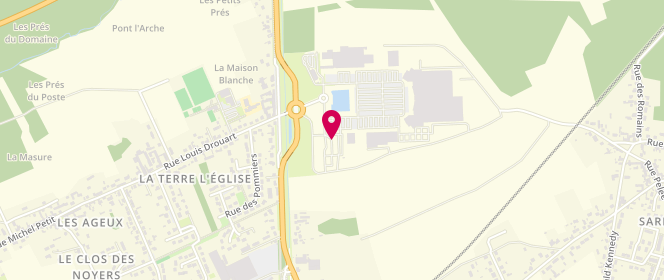 Plan de E Leclerc, Avenue d'Auvelais, 60700 Pont-Sainte-Maxence