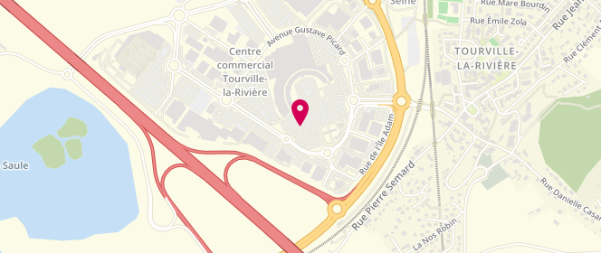 Plan de Carrefour Tourville la Riviere, Zone Aménagement du Clos Aux Antes, 76410 Tourville-la-Rivière