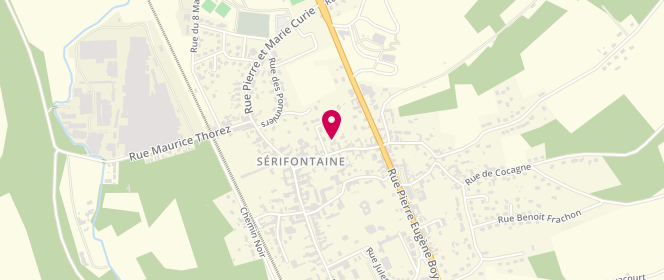 Plan de Carrefour contact, Zone Aménagement la Remis du Frier, 60590 Sérifontaine