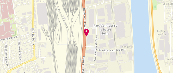 Plan de Esso St Etienne, Boulevard Lénine, 76800 Saint-Étienne-du-Rouvray