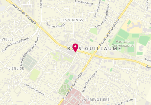 Plan de Carrefour Market, Rue de la République, 76230 Bois-Guillaume