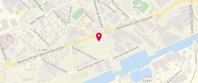 Plan de Access - TotalEnergies, 174 Boulevard de l'Amiral Mouchez, 76600 Le Havre