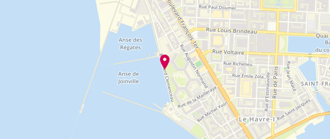 Plan de TotalEnergies RELAIS DU PERREY AVITAILLEMENT, Bd.clemenceau, 76600 Le Havre