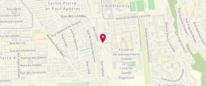 Plan de Esso Caucriauville Sud, Avenue du Général Ferrié, 76610 Le Havre