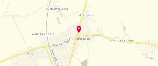 Plan de Access - TotalEnergies, D 900 - 16 le Bourg 9, 50690 Couville
