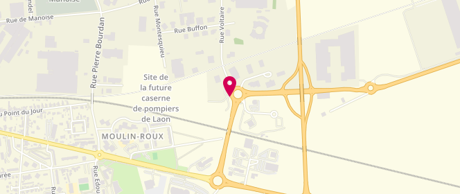 Plan de TotalEnergies Access RELAIS CHAMP DU ROY, Zone Aménagement du Champ du Roy, 02000 Laon