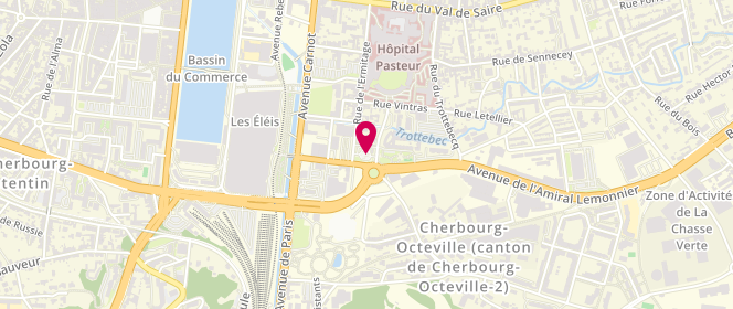 Plan de Access - TotalEnergies, Rue de la Saline, 50100 Cherbourg-Octeville