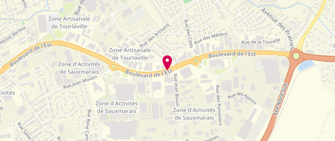 Plan de TotalEnergies TOTAL BESTDRIVE, 39 Boulevard de l'Est, 50110 Tourlaville