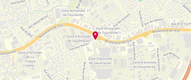 Plan de Leclerc TOURLAVILLE-DIS, 39 Boulevard de l'Est, 50110 Tourlaville