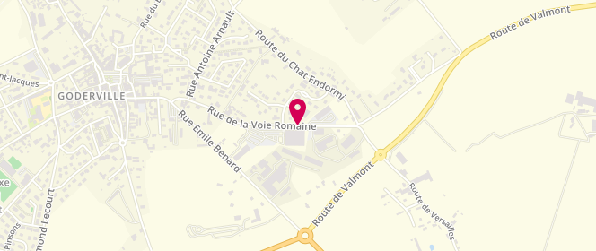 Plan de Carrefour Market, Route de Valmont, 76110 Goderville