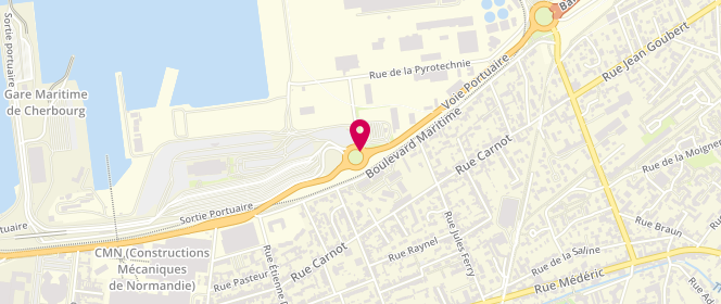 Plan de Esso Port de Cherbourg, Zone Industrielle Portuaire des Mielles, 50110 Tourlaville