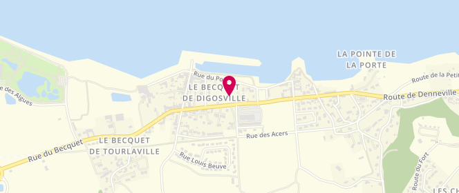 Plan de Carrefour Contact Digosville, 2F Route de Denneville, 50110 Digosville