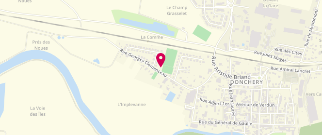 Plan de Carrefour Express, Rue Georges Clemenceau, 08350 Donchery