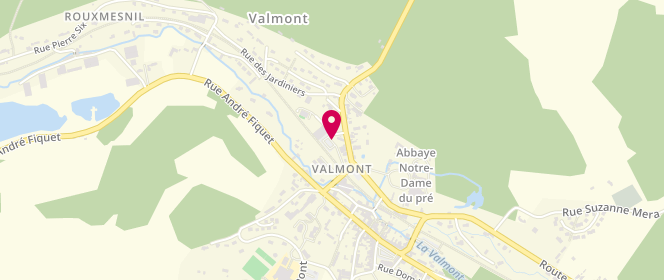 Plan de Carrefour contact Valmont, 9 Rue Albert Bellavoine, 76540 Valmont