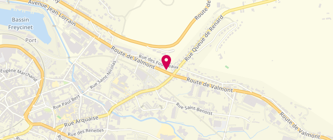 Plan de Intermarche, 78 Route de Valmont, 76400 Fécamp