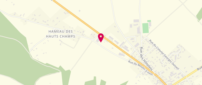 Plan de Carrefour Contact, Hameau des Haut Champs, 76950 Les Grandes-Ventes