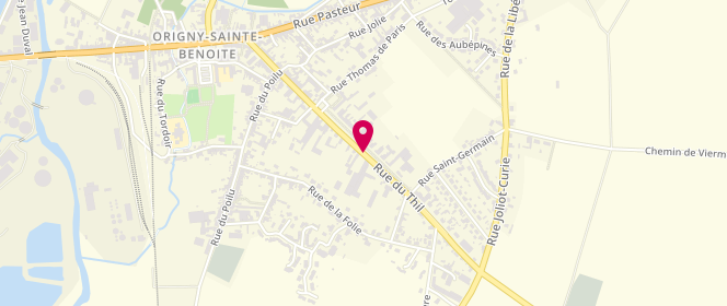 Plan de Origny, Rue du Thil, 02390 Origny-Sainte-Benoite
