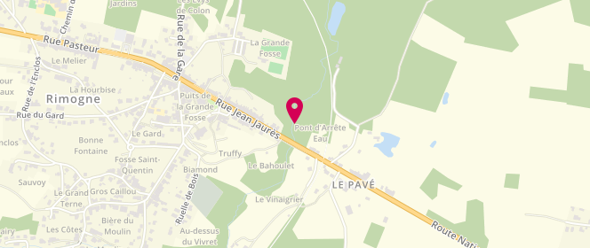 Plan de Carrefour contact, Rue Pasteur, 08150 Rimogne