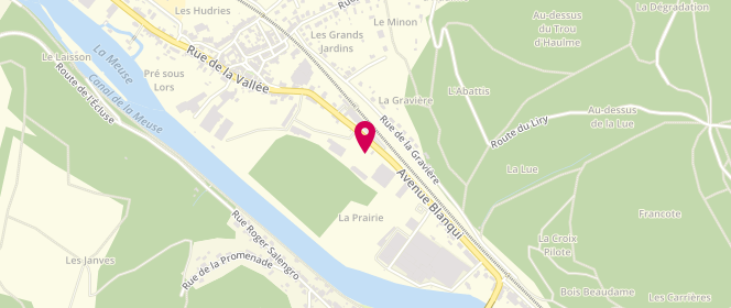 Plan de Intermarche Bogny Sur Meuse, 63 Avenue Blanqui, 08120 Bogny-sur-Meuse