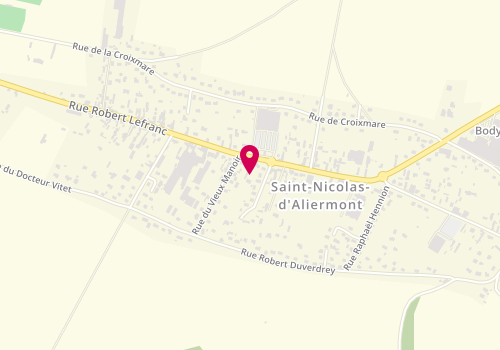 Plan de Intermarche St Nicolas d'Aliermo, 975 Rue Robert Lefranc, 76510 Saint-Nicolas-d'Aliermont