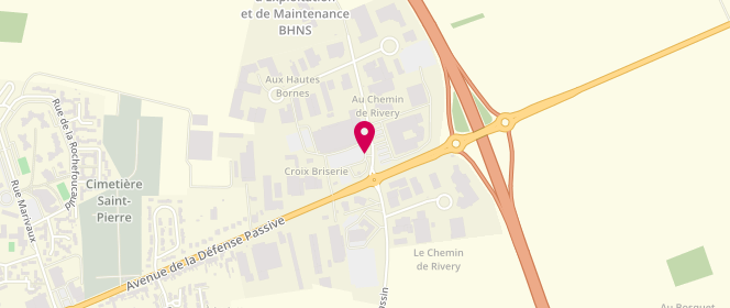 Plan de Leclerc RIVERY EXPLOITATION SAS, Avenue de la Défense Passive, 80136 Rivery