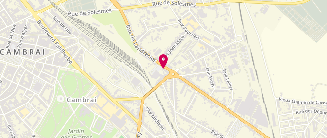 Plan de Esso Victor Hugo, 491 Rue de Landrecies, 59400 Cambrai