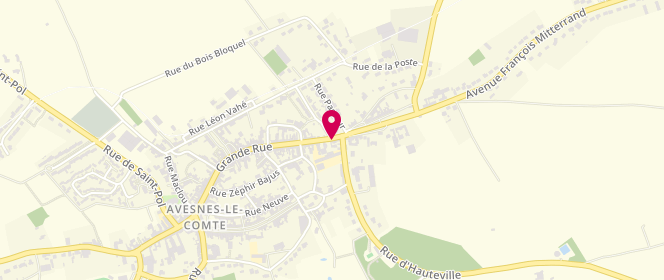 Plan de Access - TotalEnergies, Grande Rue 149, 62810 Avesnes-le-Comte