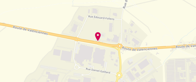 Plan de Access - TotalEnergies, 126 Route de Valenciennes, 59750 Feignies
