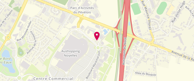 Plan de Auchan Noyelles, Avenue République, 62950 Noyelles-Godault