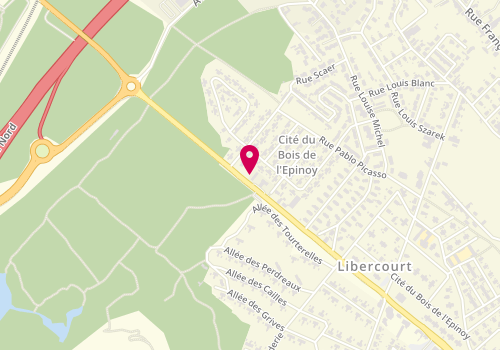 Plan de TotalEnergies Access RELAIS LIBERCOURT, Route de Carvin, 62820 Libercourt