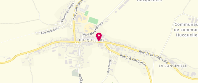 Plan de Carrefour Contact Hucqueliers, 18 Bis Rue de la Longeville, 62650 Hucqueliers
