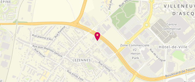 Plan de Access - TotalEnergies, Boulevard de Tournai, 59260 Lezennes