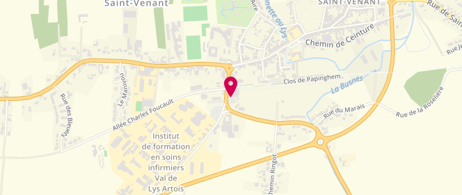 Plan de Carrefour Contact Saint-Venant, Rue de Busnes, 62350 Saint-Venant
