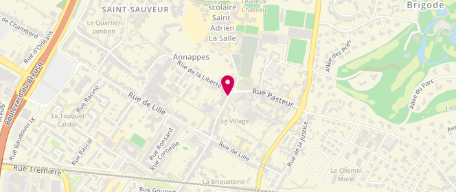 Plan de Carrefour Market, 10 Place de la République, 59650 Villeneuve-d'Ascq