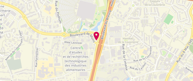 Plan de Esso Villeneuve d' Ascq, Boulevard de Mons, 59650 Villeneuve-d'Ascq
